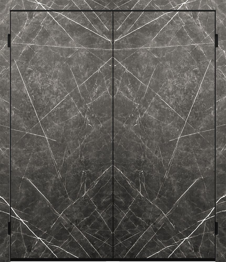 Экошпон гладкая Мрамор графит Zero p ДС